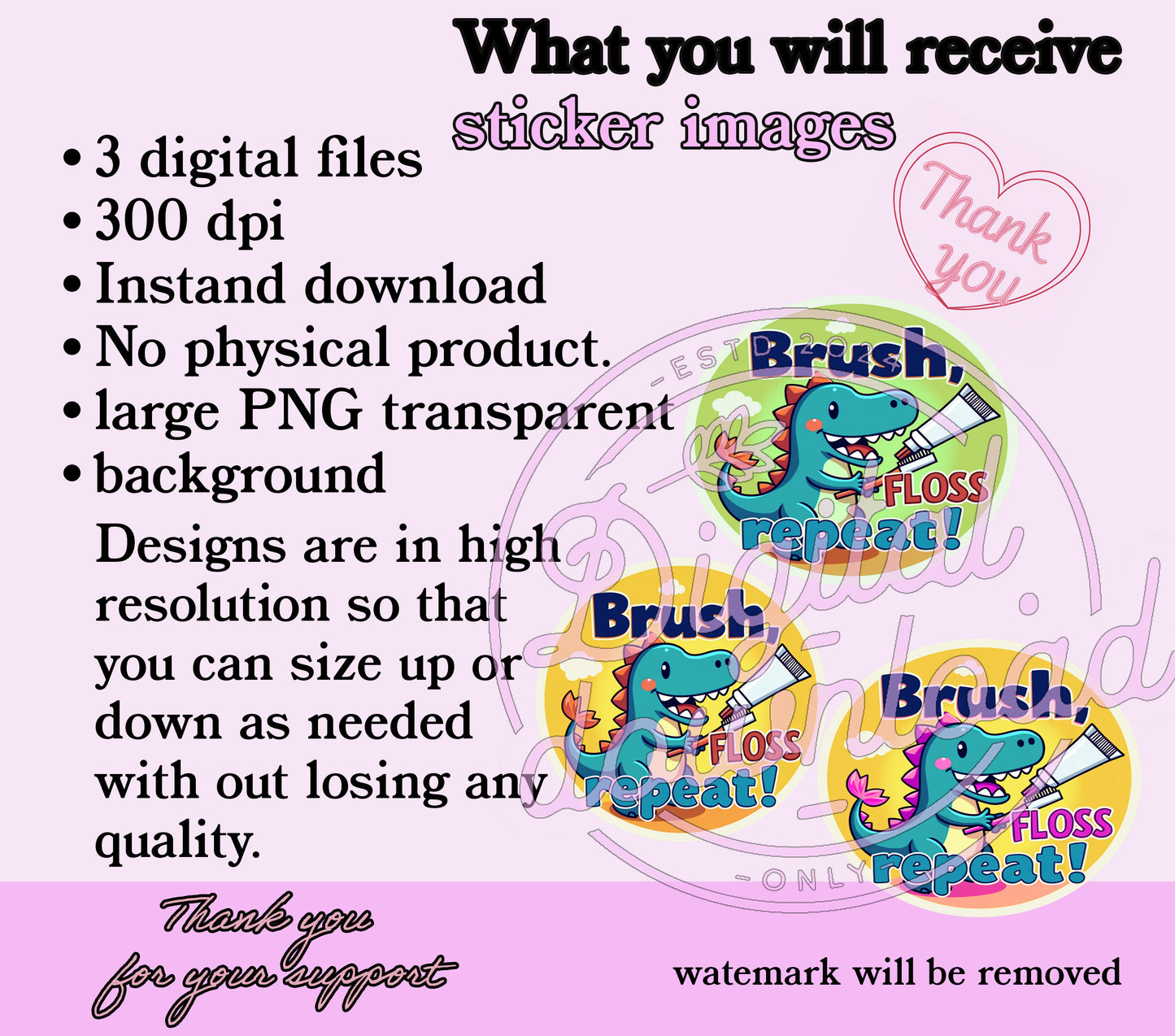 Printable dentist stickers.Fun, Easy DIY print & cut stickers