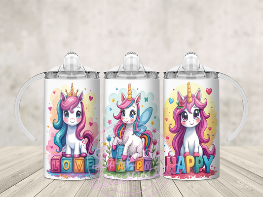 Unicorn 12oz Sippy Cup Sublimation Design Digital Download